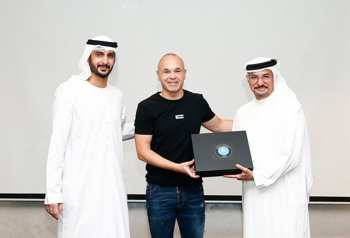 Barcelona Legend Andres Iniesta Launches Football Academy in Dubai